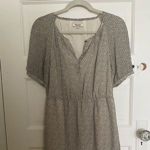 Madewell silk dress, size 4, barely worn.
